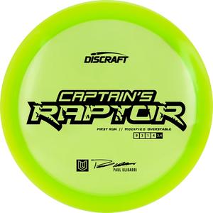 Discraft Special Blend Z Captain's Raptor - Paul Ulbarri