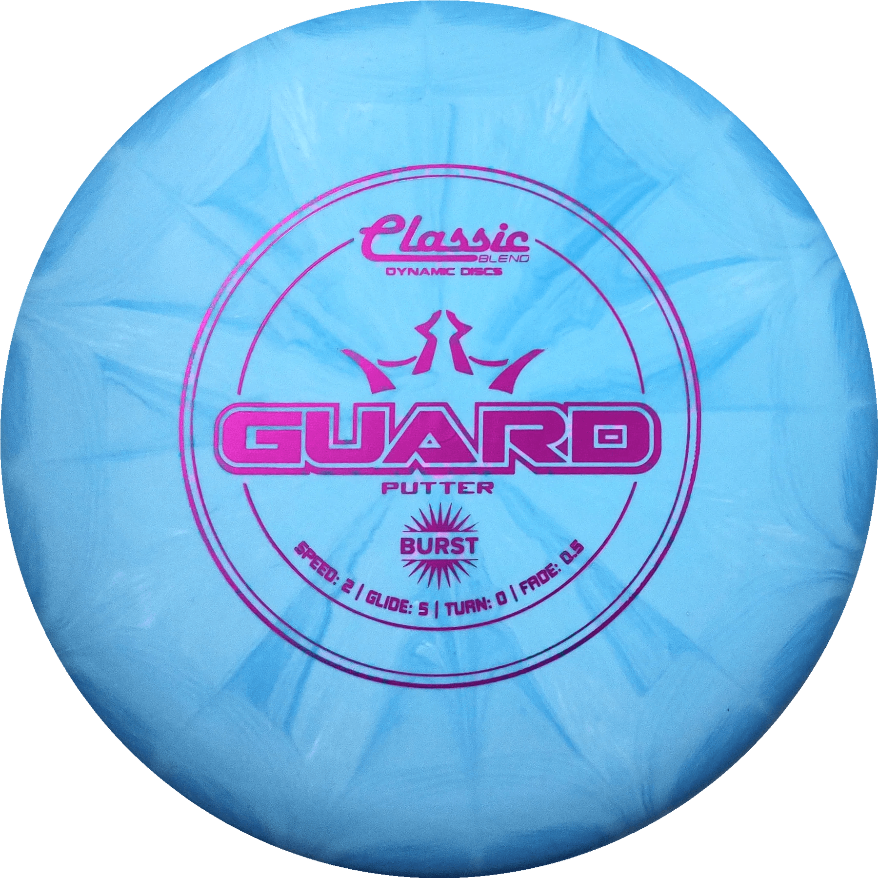 DYNAMIC DISCS CLASSIC LINE BLEND BURST GUARD blue