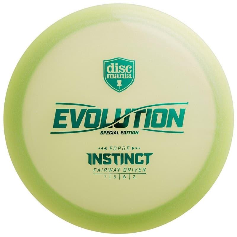 Discmania Evolution Forge Instinct Special Edition green par3 disku golfs