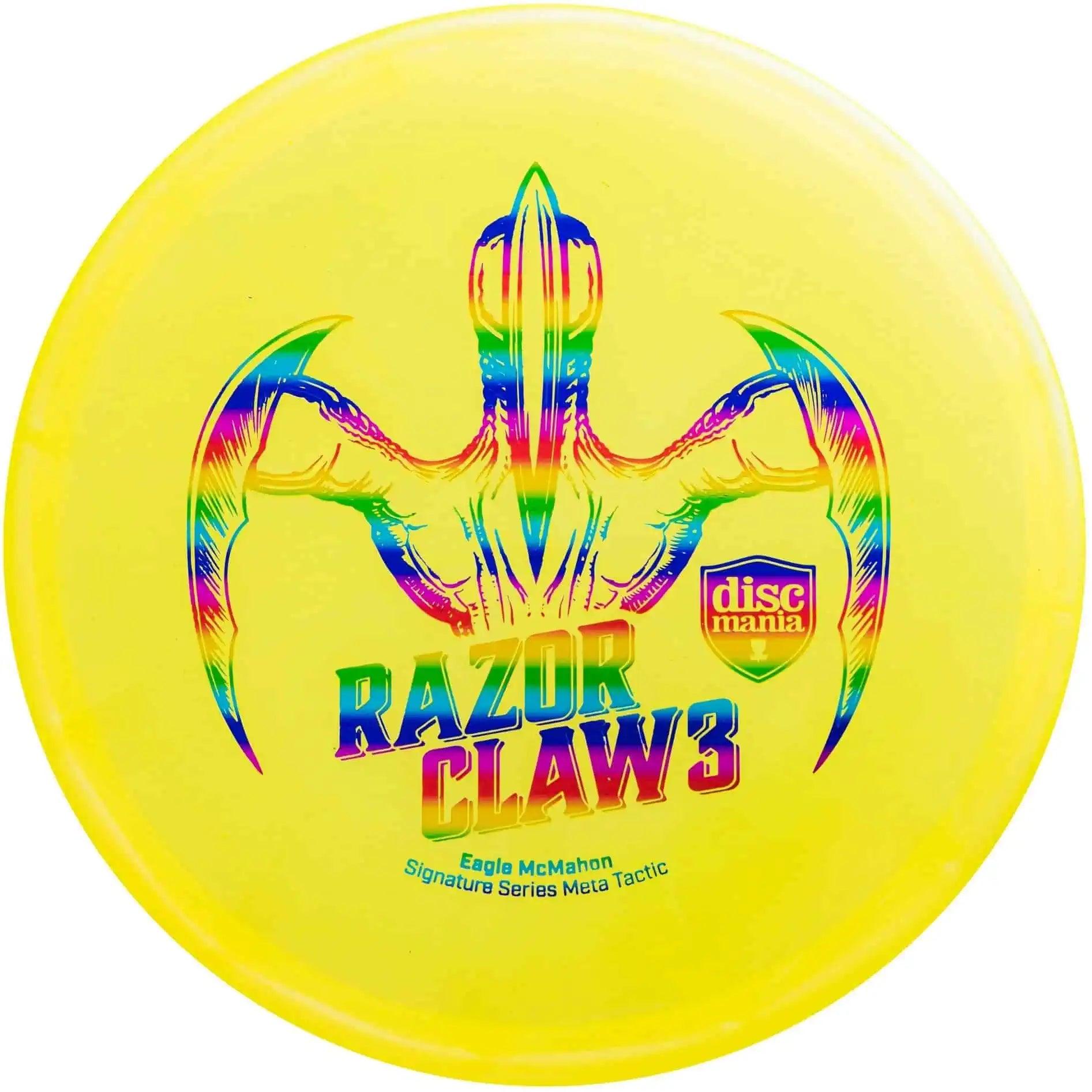 Discmania Evolution Meta Tactic - Razor Claw 3 Eagle McMahon yellow