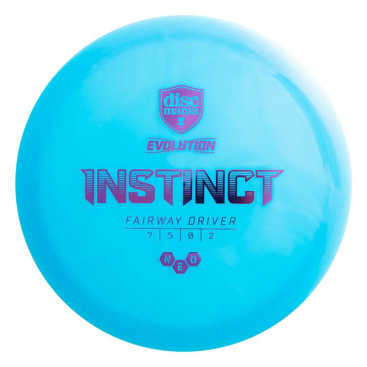 Discmania Evolution Neo line Instinct blue par3 disku golfs