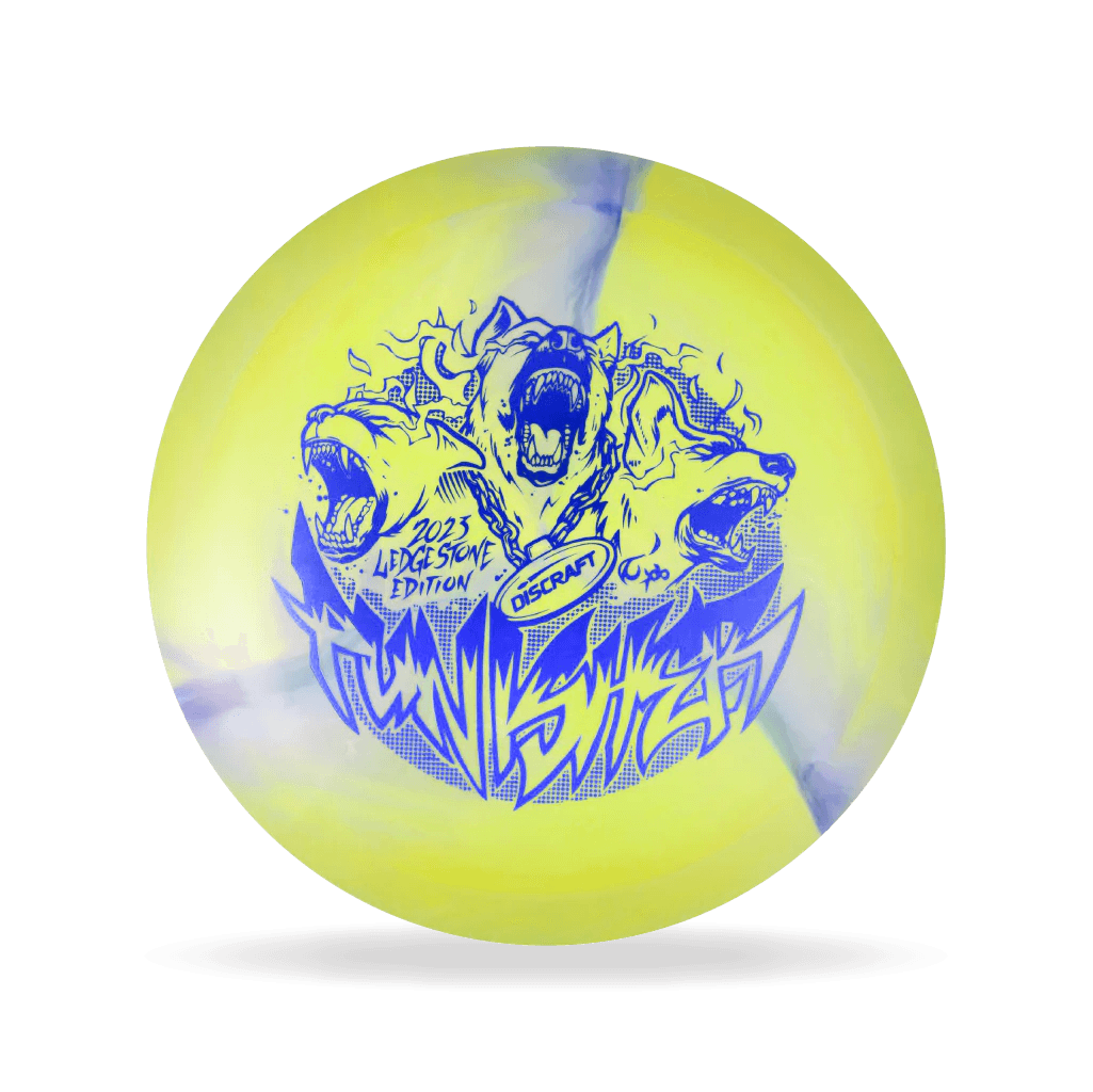 Discraft ESP Swirl Punisher - 2023 Ledgestone Edition yellow