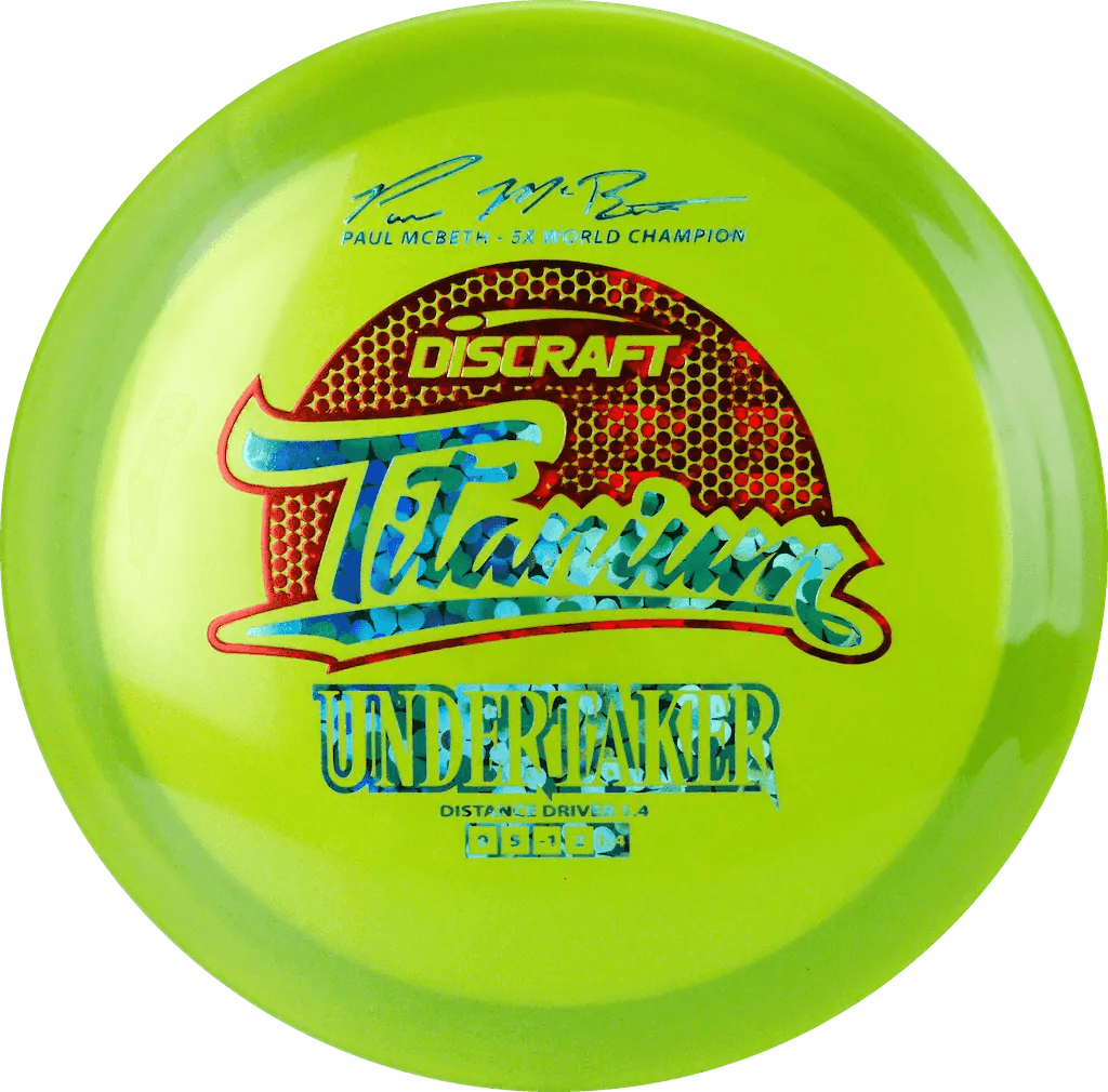 Discraft Titanium Undertaker - Paul McBeth Signature - PAR3 | Disku golfs