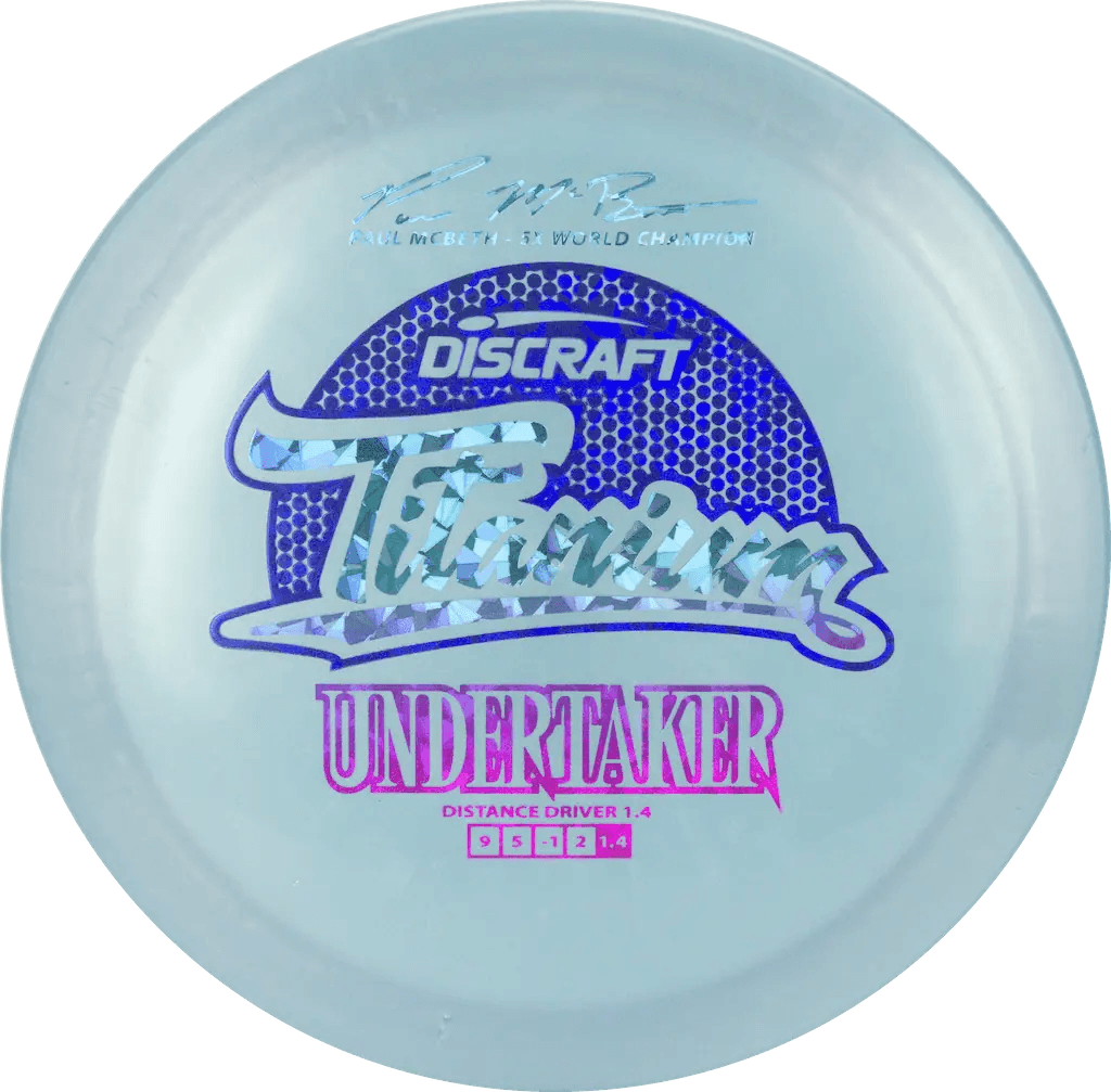 Discraft Titanium Undertaker - Paul McBeth Signature - PAR3 | Disku golfs