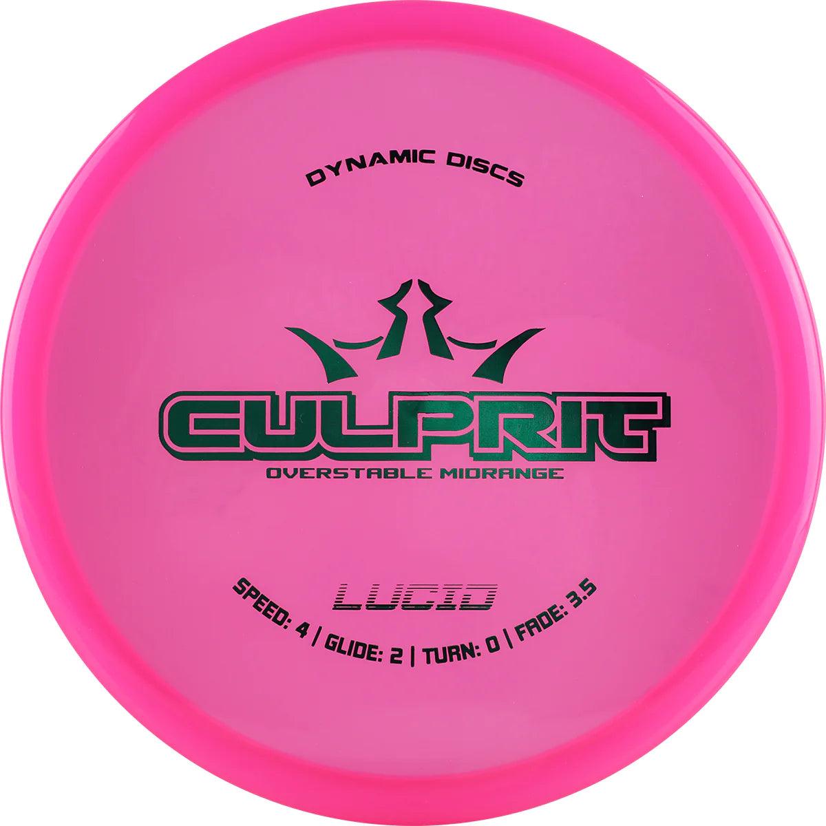 Dynamic Discs Lucid Culprit pink