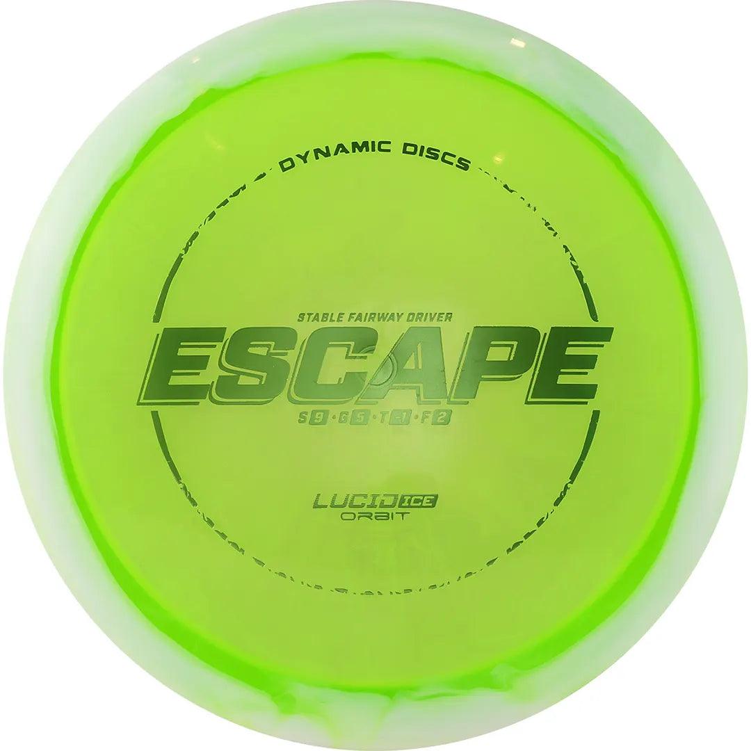 Dynamic Discs Lucid Ice Orbit Escape green