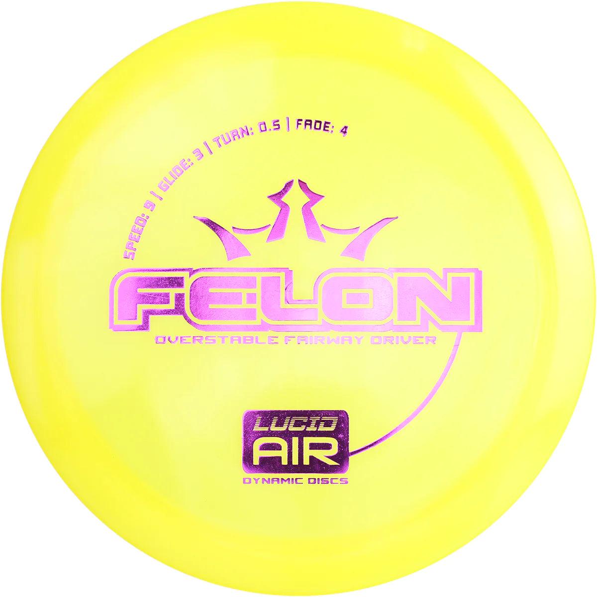 Dynamic Discs Lucid Line Air Felon yellow