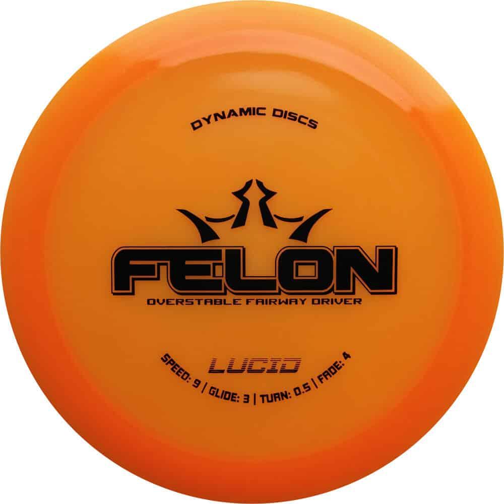 diski golfa disks Dynamic Discs Lucid Line Felon orange