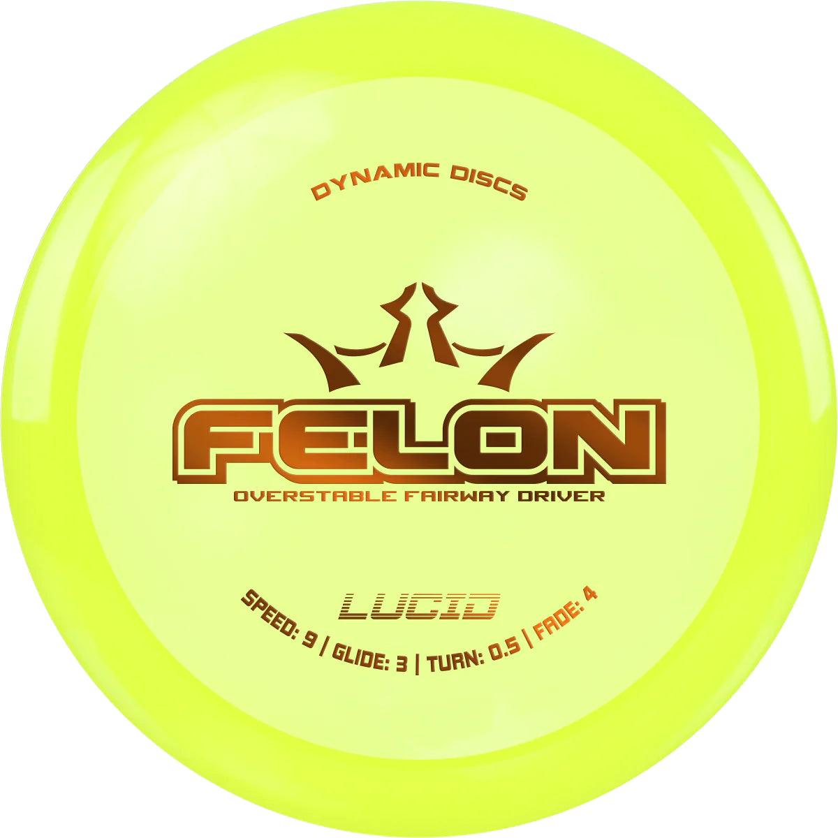 Dynamic Discs Lucid Line Felon - PAR3 | Disku golfs