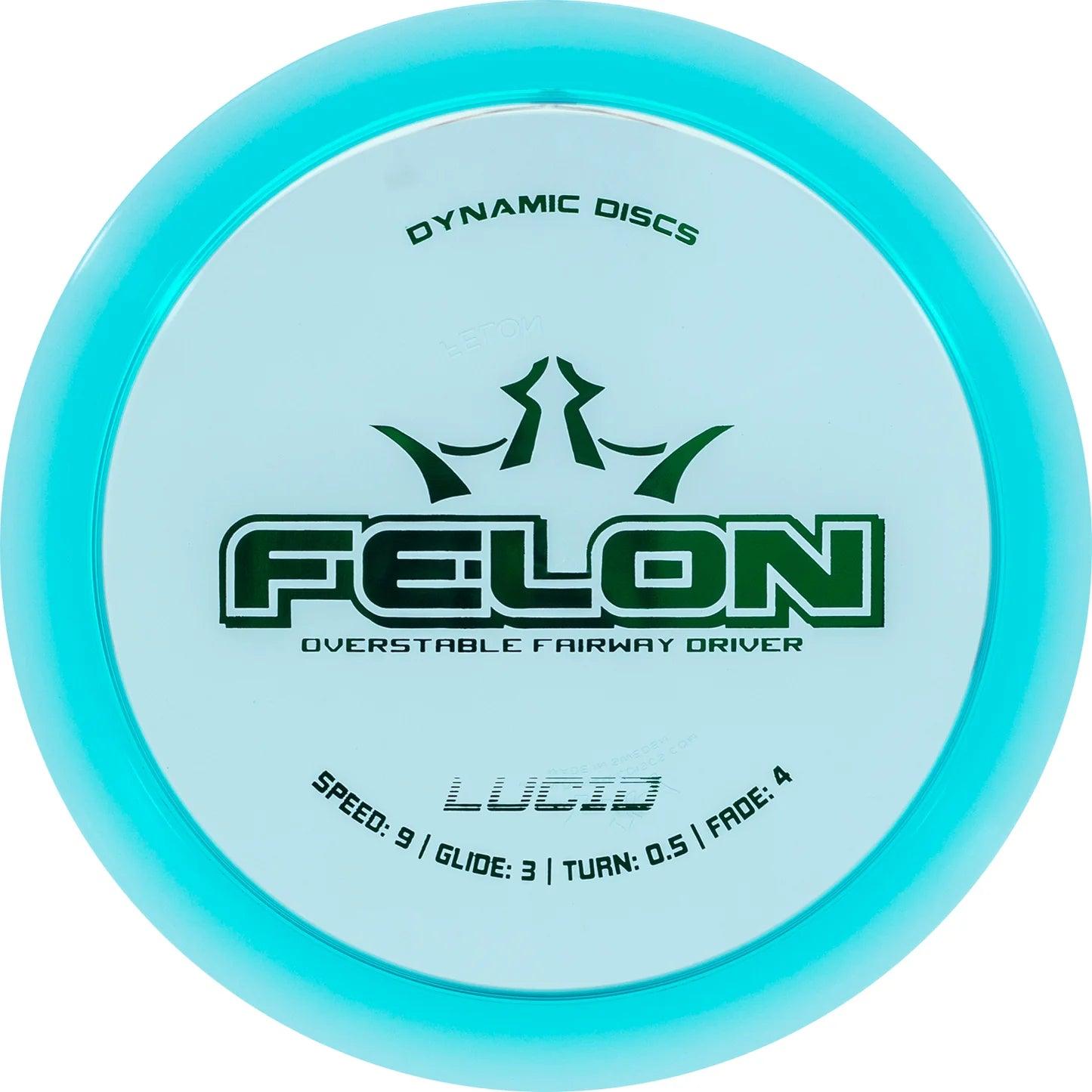 Dynamic Discs Lucid Line Felon - PAR3 | Disku golfs