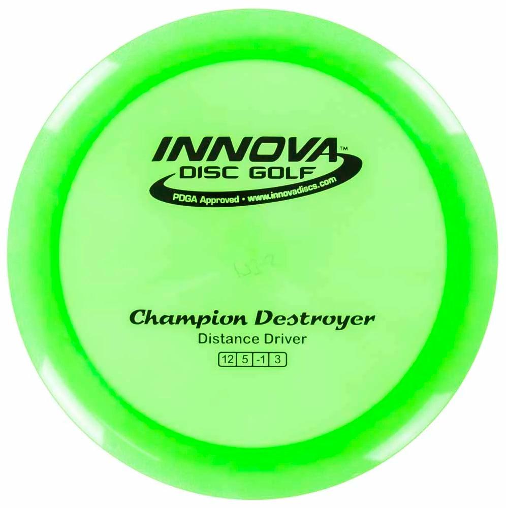 Innova Champion Destroyer green par3 disku golfs