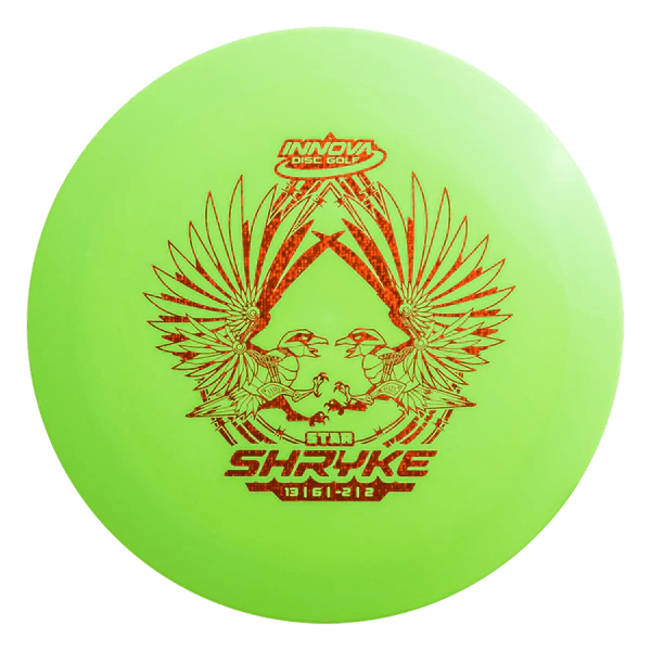 Innova Star Shryke green par3 disku golfs