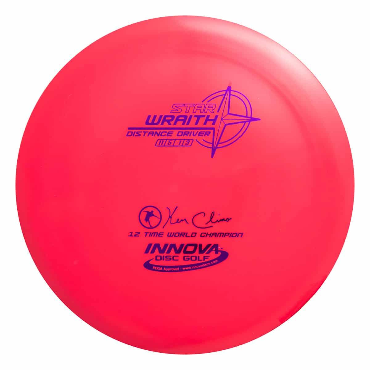 Innova Star Wraith red par3 disku golfs