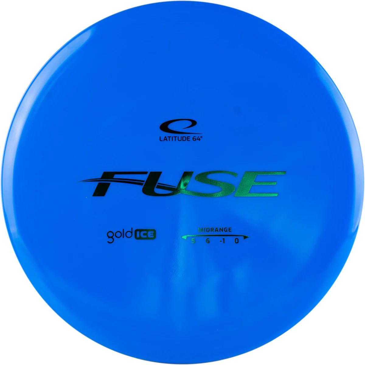 Latitude 64 Gold Ice Fuse blue par3 disku golfs