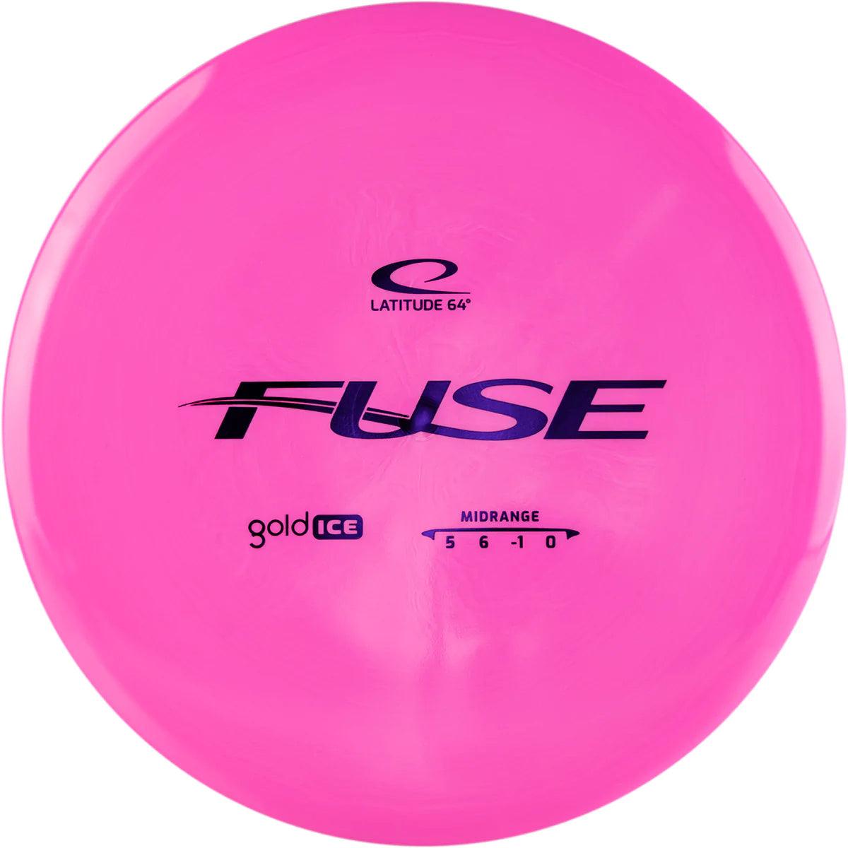 Latitude 64 Gold Ice Fuse pink par3 disku golfs