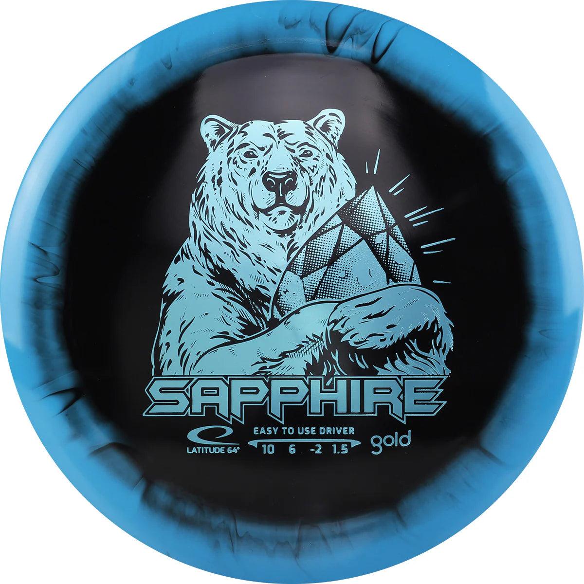 Latitude 64 Gold Orbit Sapphire - Inverted Stamp