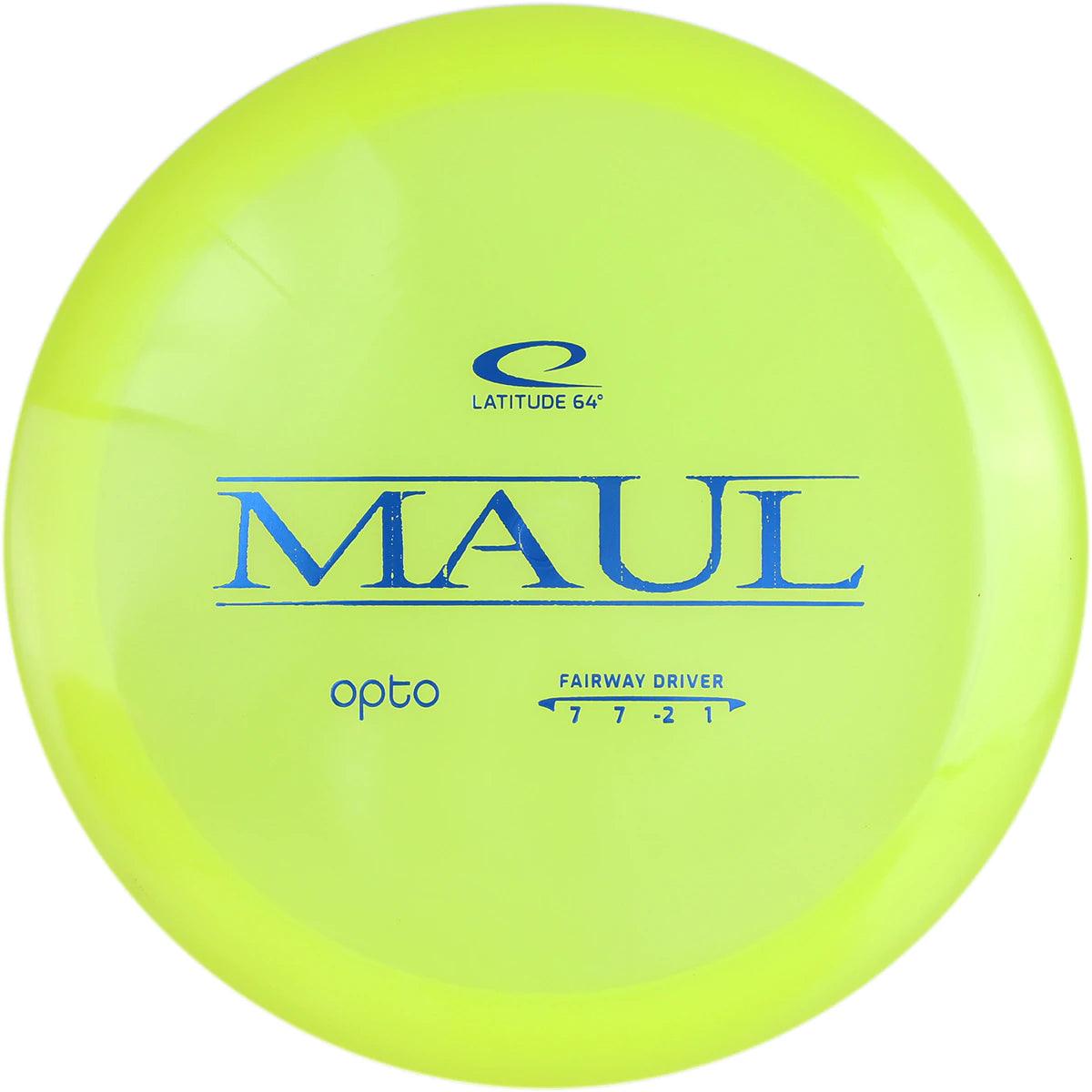 Latitude 64 Opto Line Maul yellow par3 disku golfs