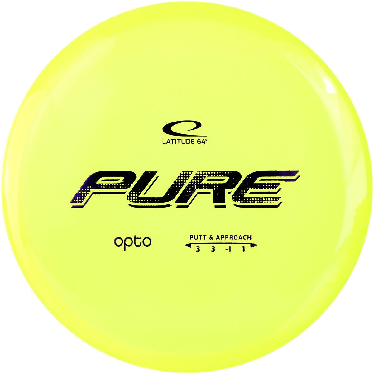 Latitude 64 Opto Line Pure yellow par3 disku golfs