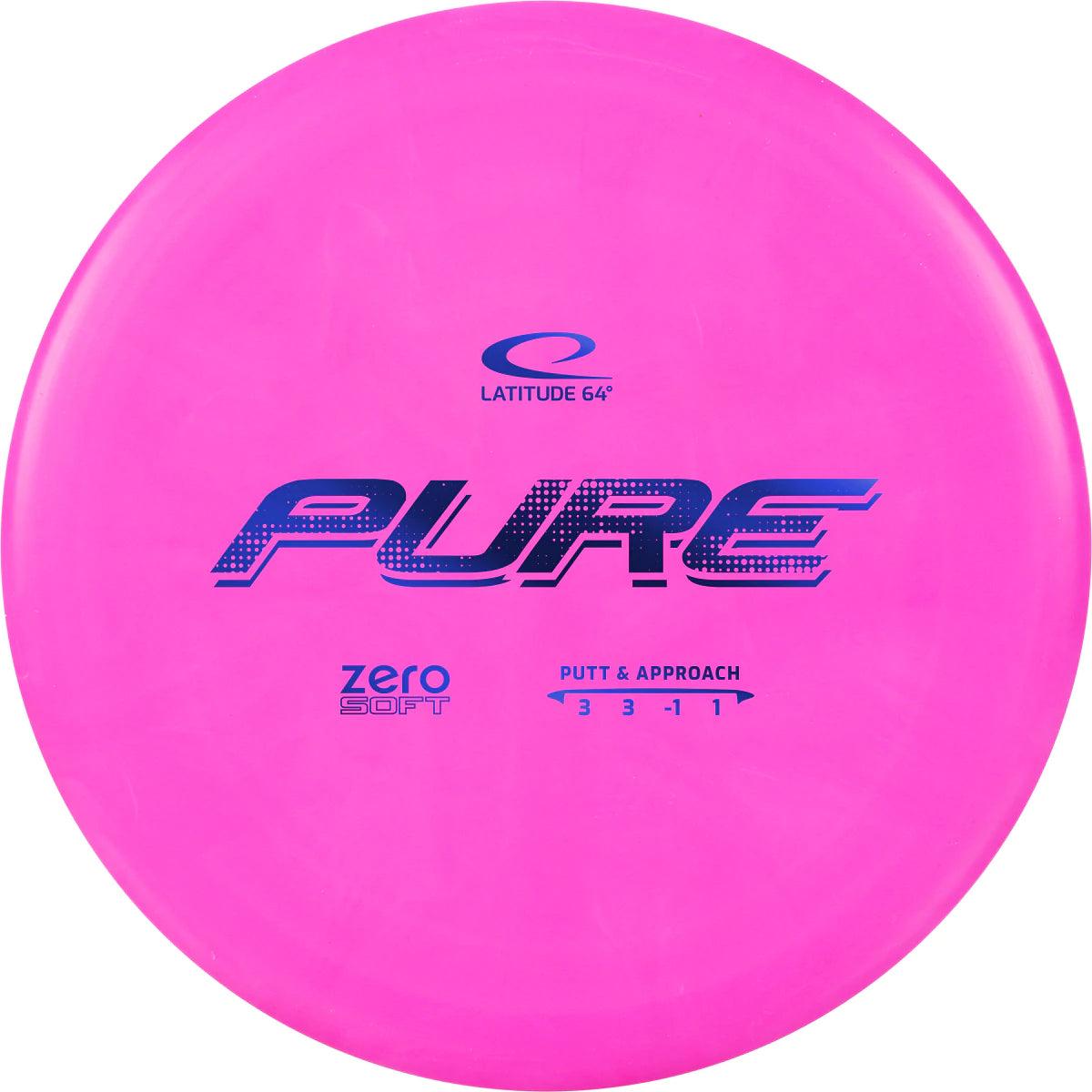 Latitude 64 Zero Line Soft Pure pink par3 disku golfs