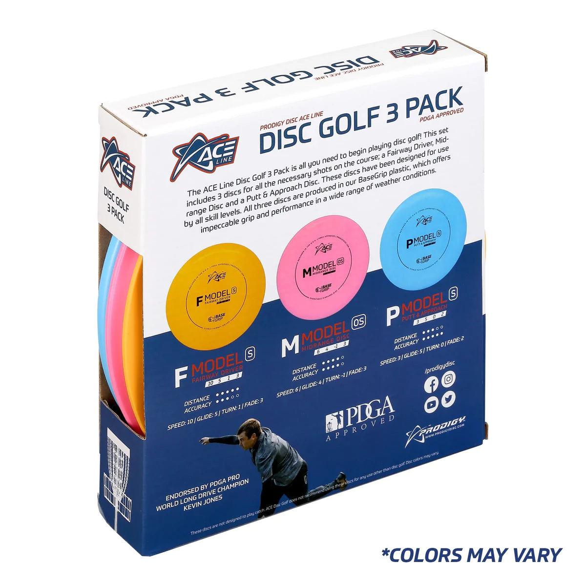 Prodigy ACE LINE DISC GOLF set 3 PACK - PAR3 | Disku golfs