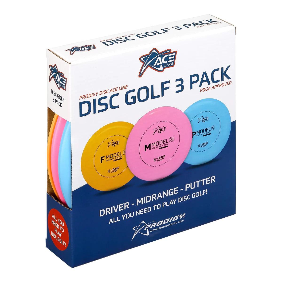 Prodigy ACE LINE DISC GOLF set 3 PACK - PAR3 | Disku golfs