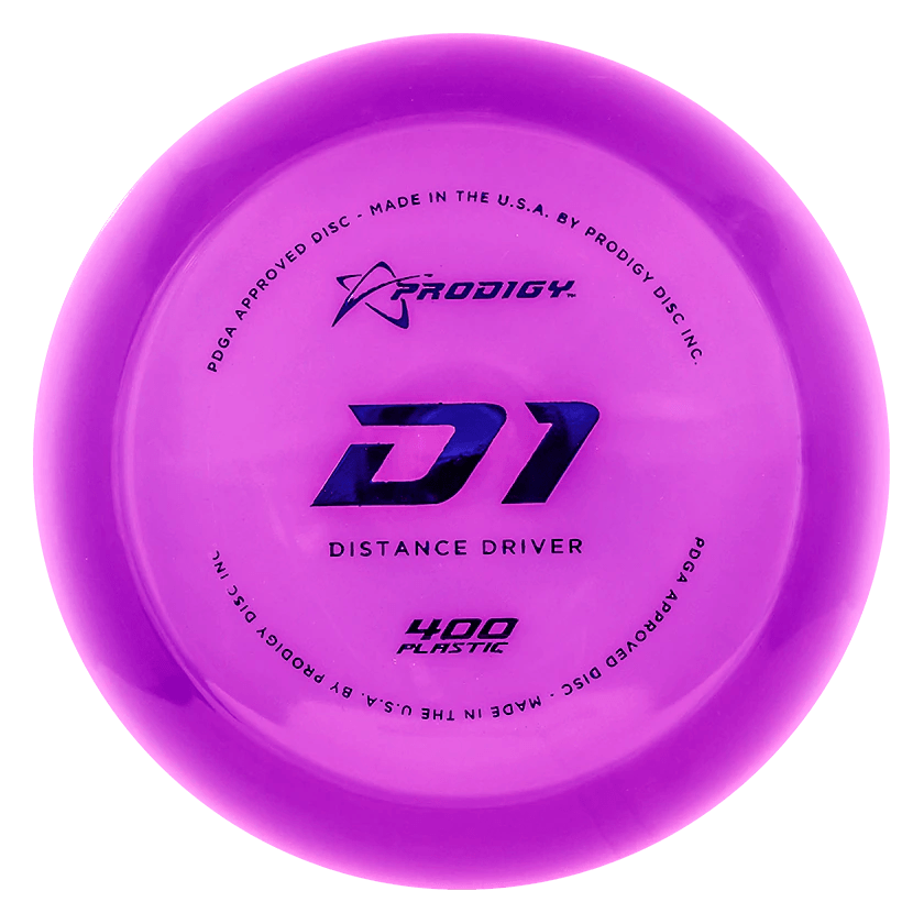 Prodigy D1 400 violet par3 disku golfs