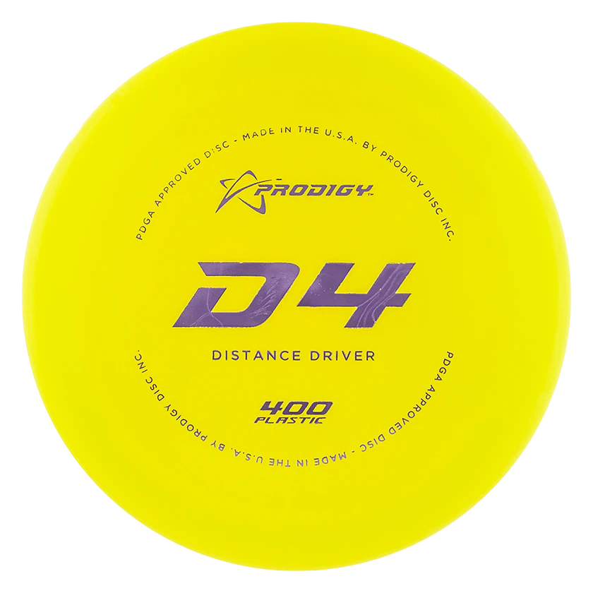 Prodigy D4 400 yellow par3 disku golfs