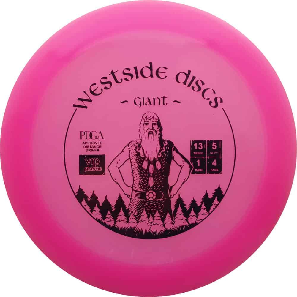 Disku golfa disks Westside Discs VIP Line Giant pink