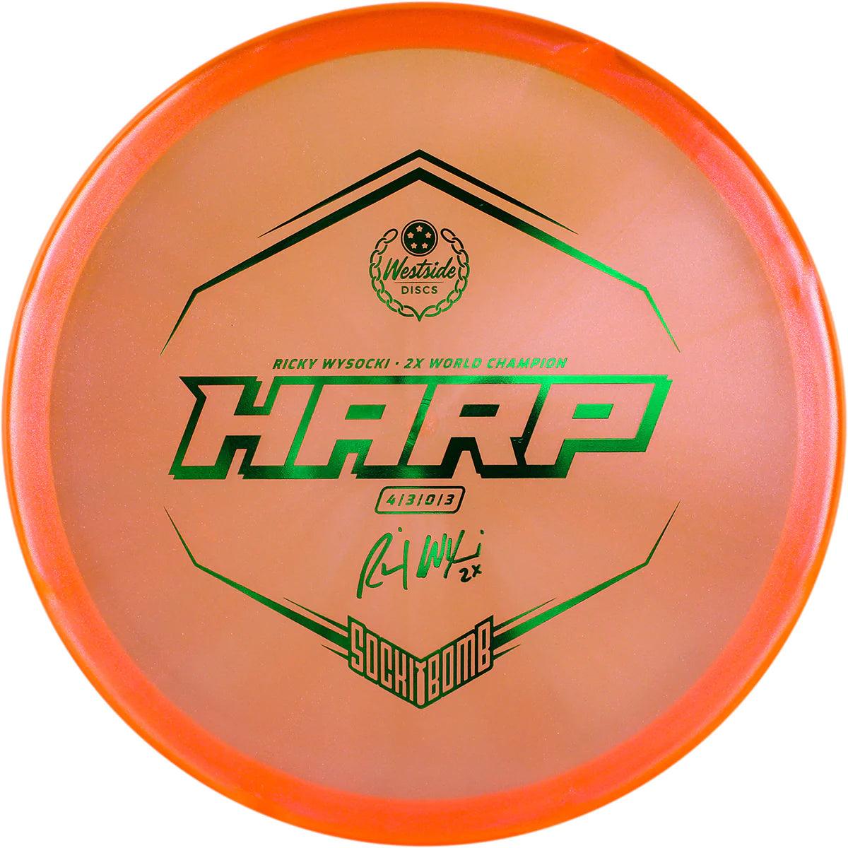 Westside Discs Vip Ice Glimmer Harp - Ricky Wysocki Sockibomb  Stamp