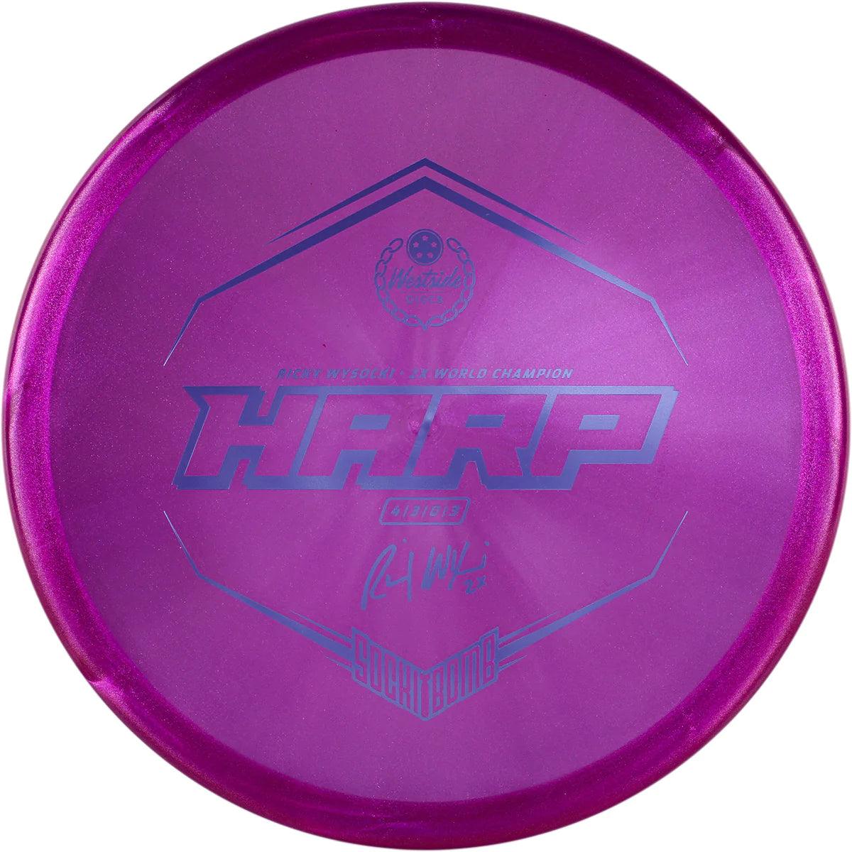 Westside Discs Vip Ice Glimmer Harp - Ricky Wysocki Sockibomb Stamp violet